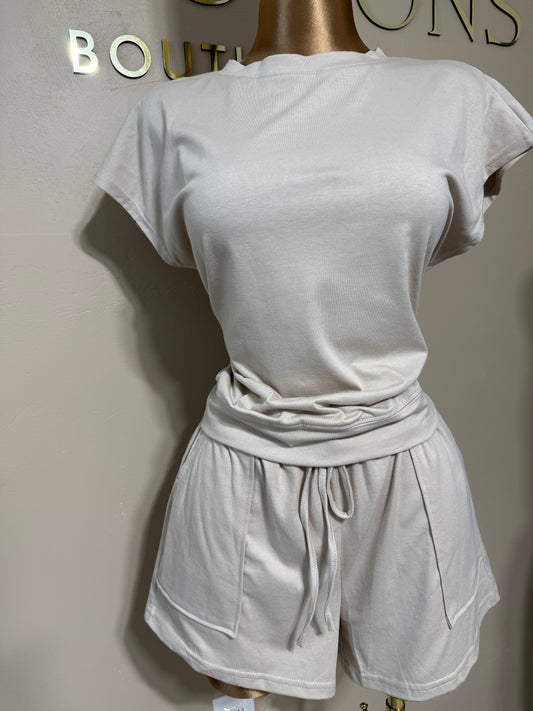 Summer Set Outfit - Apricot