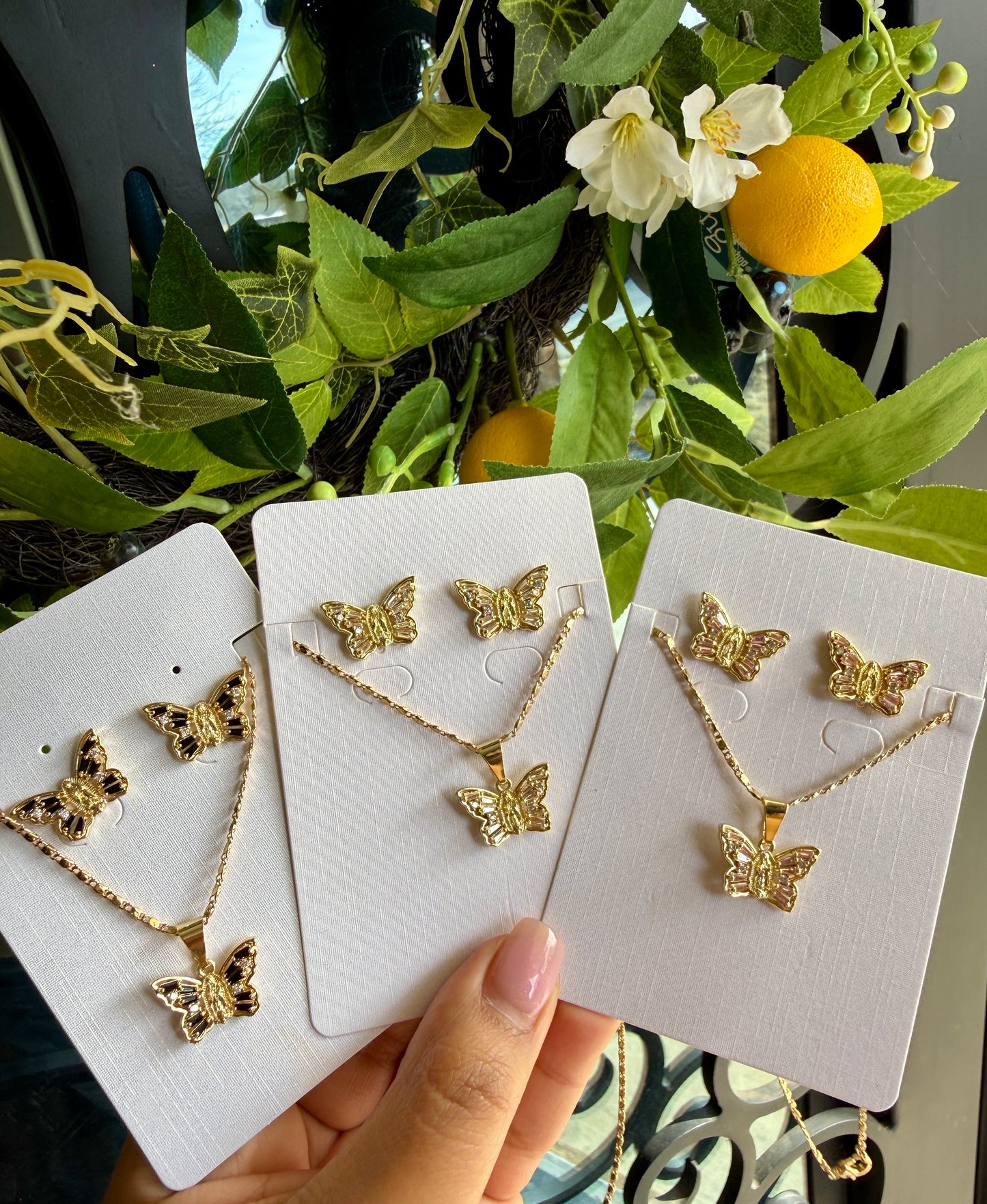14k Guadalupe jewelry set