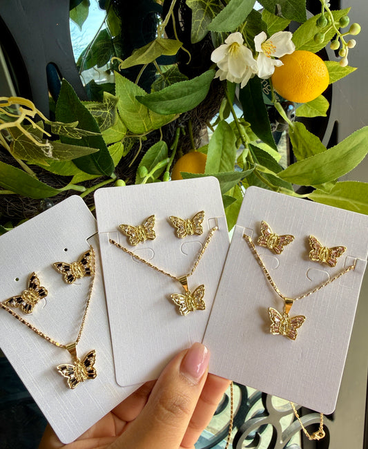 14k Guadalupe jewelry set
