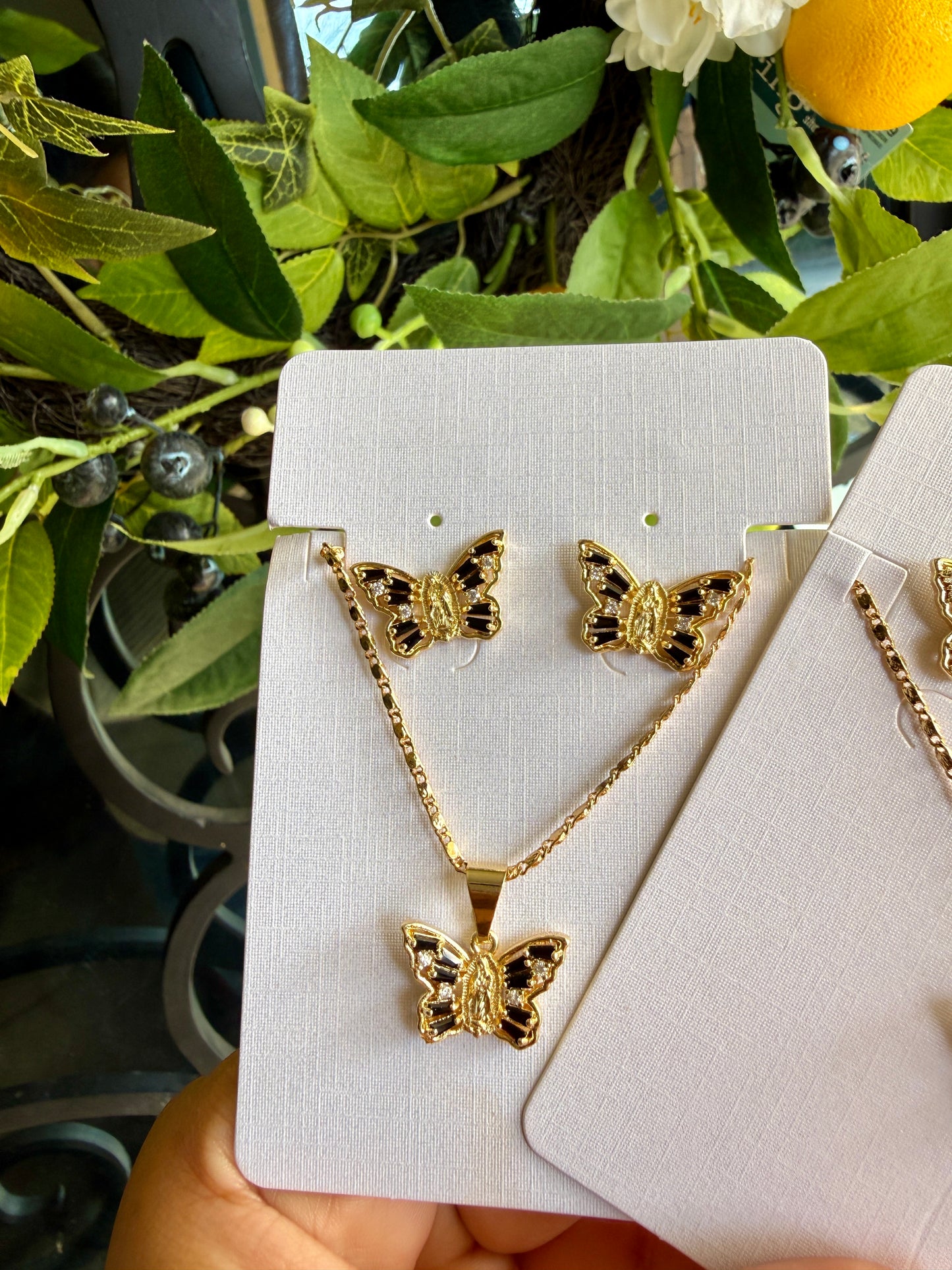 14k Guadalupe jewelry set