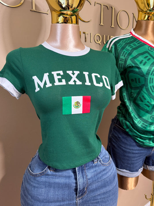 México Mid Crop Top