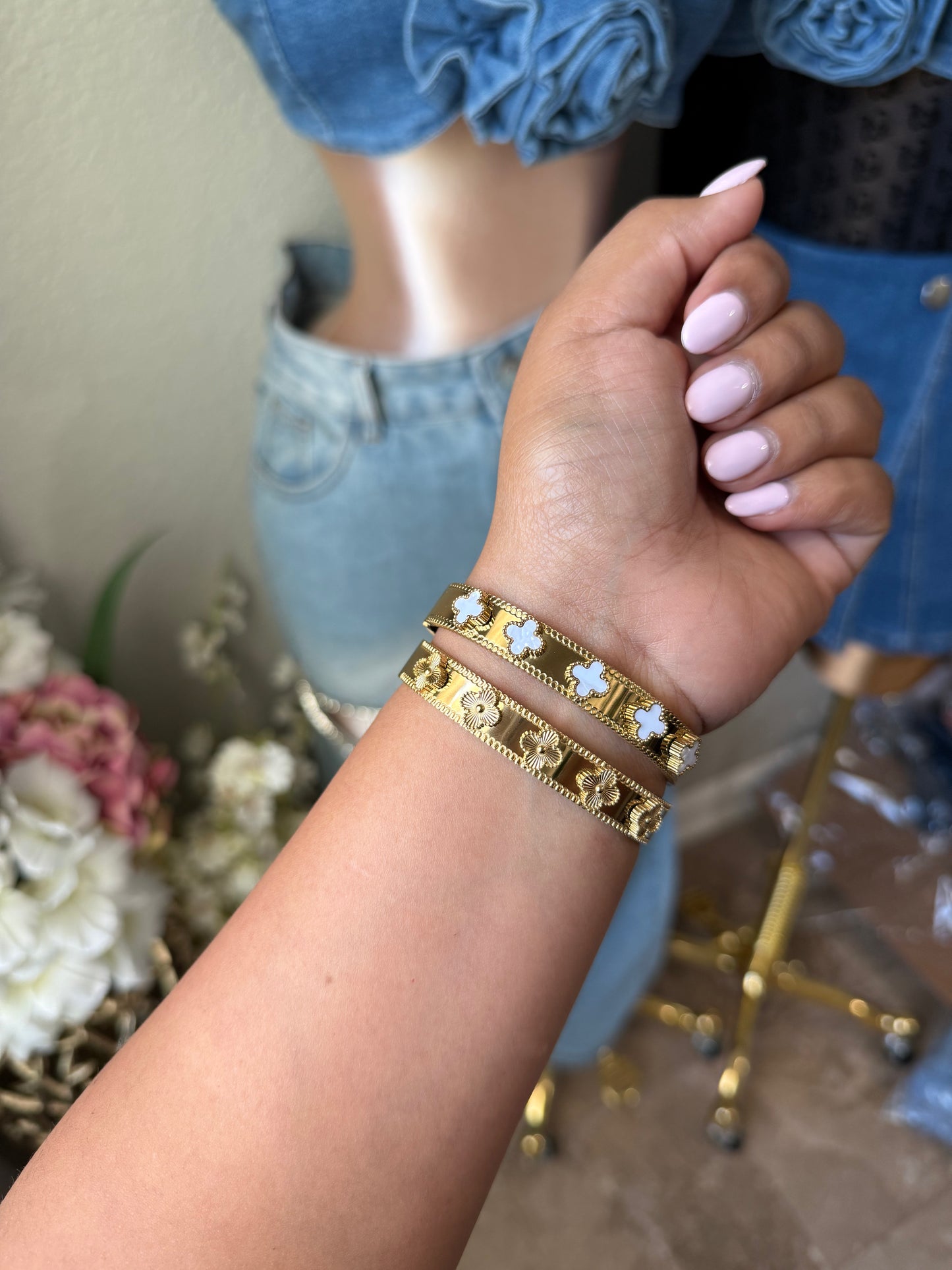 5 clover bracelet